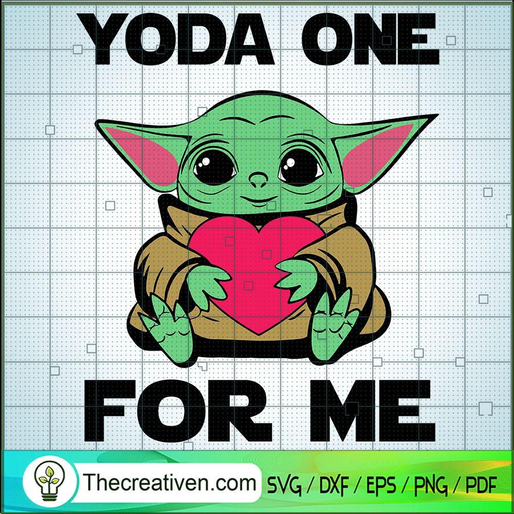 Yoda One For Me SVG, Baby Yoda SVG, Star Wars SVG 1 Yoda One For Me SVG, Baby Yoda SVG, Star Wars SVG
