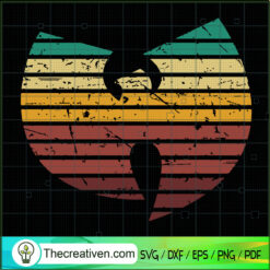 Wu Tang Retro Logo SVG, Wu Tang SVG, Music Band SVG