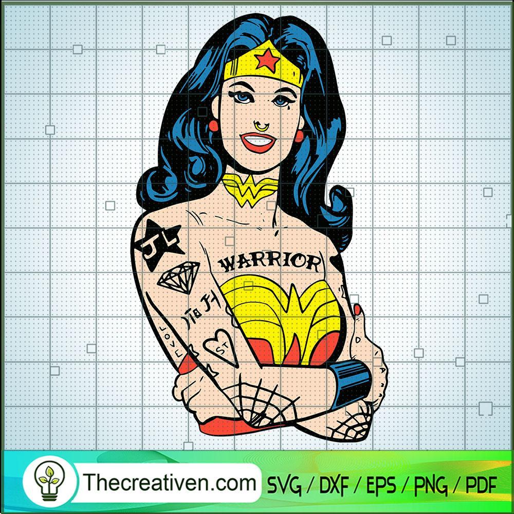 Wonder Woman Warrior SVG, DC Comics SVG, Super Hero SVG 1 Wonder Woman Warrior SVG, DC Comics SVG, Super Hero SVG
