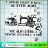 A Woman Cannot Survive On Co SVG Cut File for Cricut 3 37 2