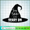 Say Boo and Scary On SVG Cut File for Cricut & Silhouette 3 Say Boo And Scary On copy