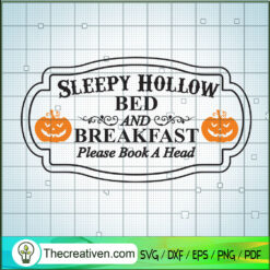 Sleepy Hollow Bed and Breakfast SVG Cut File for Cricut & Silhouette