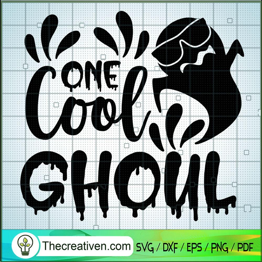 One Cool Ghoul SVG Cut File for Cricut & Silhouette 1 One Cool Ghoul SVG Cut File for Cricut & Silhouette