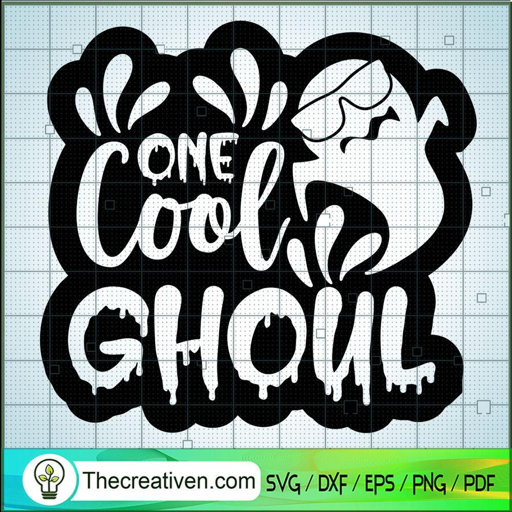 One Cool Ghoul Black SVG Cut File for Cricut & Silhouette 1 One Cool Ghoul Black SVG Cut File for Cricut & Silhouette