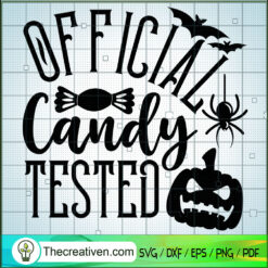 Official Candy Tested SVG Cut File for Cricut & Silhouette