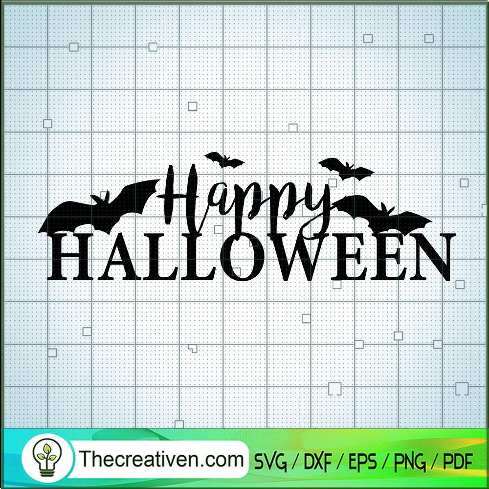 Happy Halloween SVG Cut File for Cricut & Silhouette Design 42782 1 Happy Halloween SVG Cut File for Cricut & Silhouette Design 42782