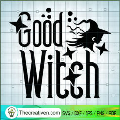 Good Witch SVG Cut File for Cricut & Silhouette