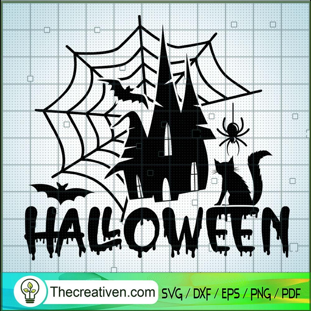 Halloween Cat SVG Cut File for Cricut & Silhouette Design 42780 1 Halloween Cat SVG Cut File for Cricut & Silhouette Design 42780