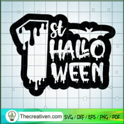 1st Halloween SVG Cut File for Cricut & Silhouette Design 42749