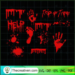 Blood Horror SVG Cut File for Cricut & Silhouette