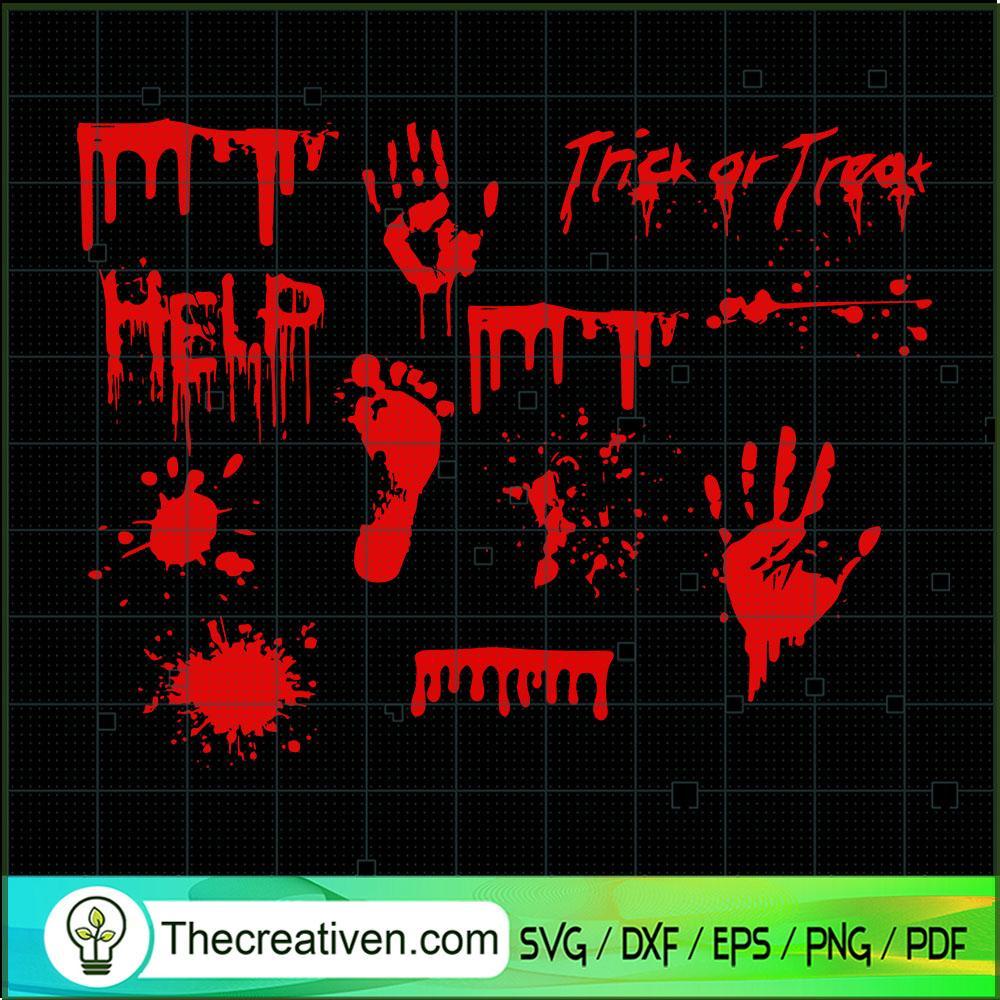 Blood Horror SVG Cut File for Cricut & Silhouette 1 Blood Horror SVG Cut File for Cricut & Silhouette