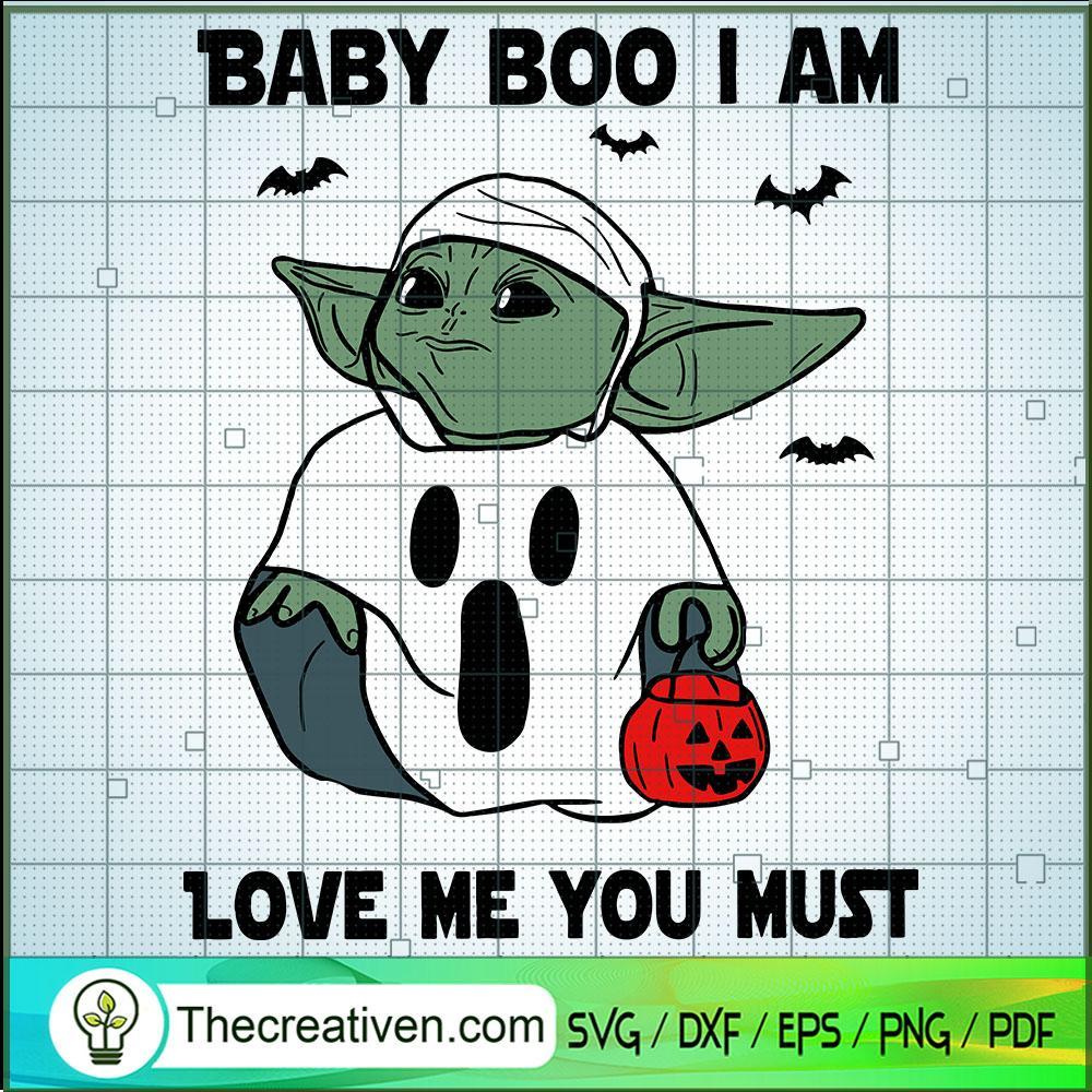 Baby Boo I Am Love Me You Must SVG Cut File for Cricut & Silhouette 1 Baby Boo I Am Love Me You Must SVG Cut File for Cricut & Silhouette