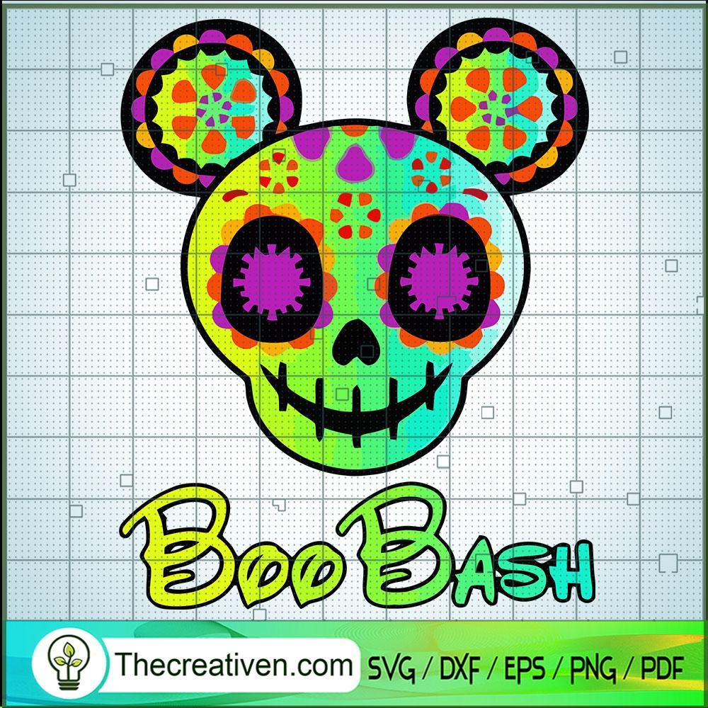 Boo Bash Mickey Head SVG Cut File for Cricut & Silhouette 1 Boo Bash Mickey Head SVG Cut File for Cricut & Silhouette