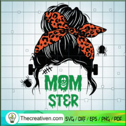 Scary Momster SVG Cut File for Cricut & Silhouette
