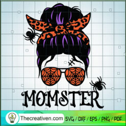 Momster Halloween SVG Cut File for Cricut & Silhouette Design 42615