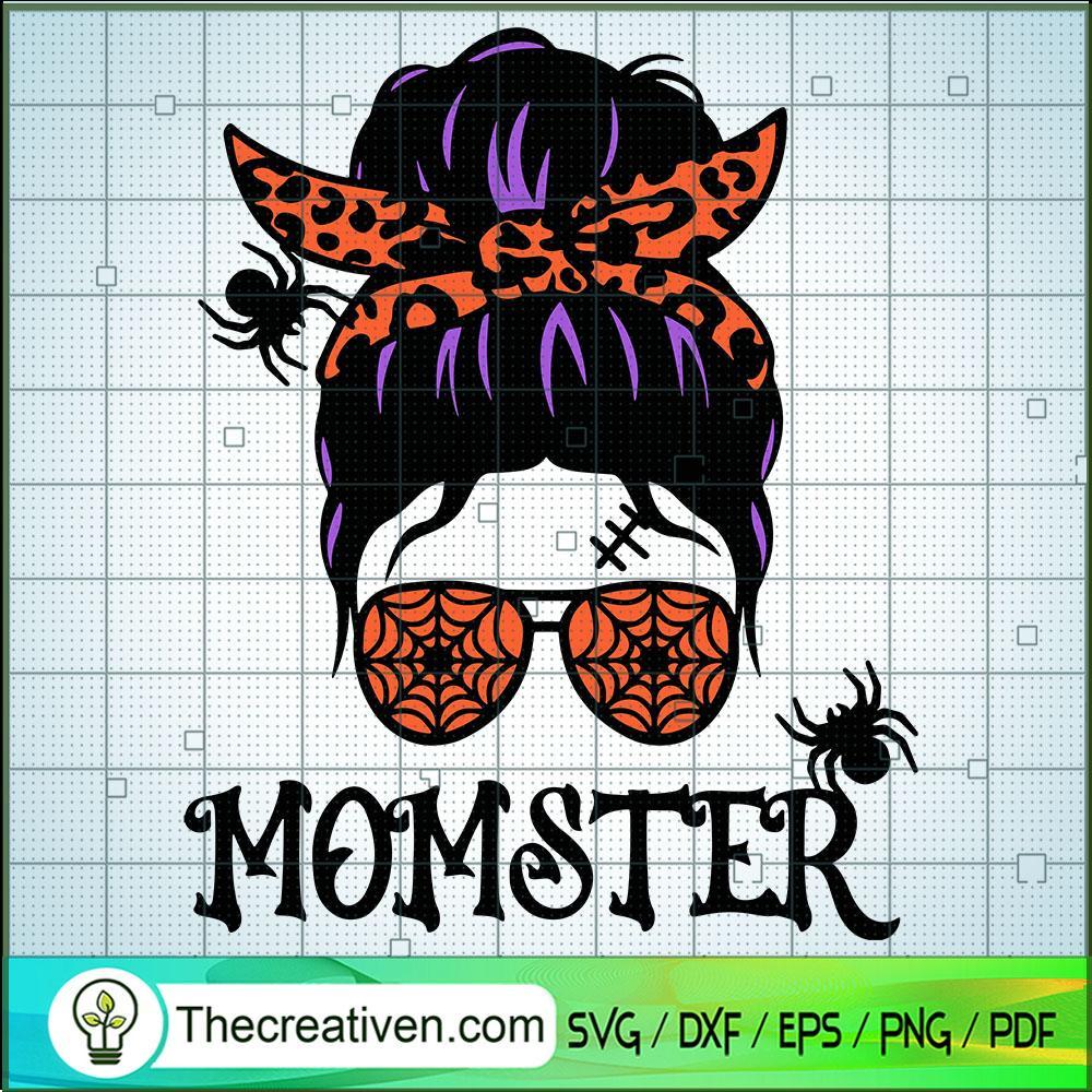 Momster Halloween SVG Cut File for Cricut & Silhouette Design 42615 1 Momster Halloween SVG Cut File for Cricut & Silhouette Design 42615