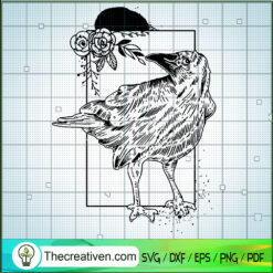 Black Crows Halloween SVG Cut File for Cricut & Silhouette