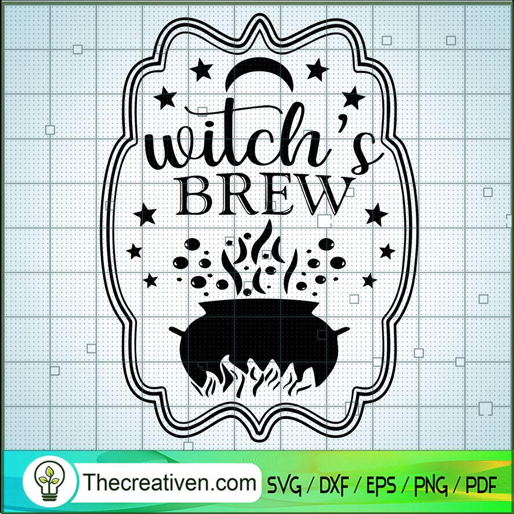 Witch's Brew SVG Cut File for Cricut & Silhouette 1 Witch's Brew SVG Cut File for Cricut & Silhouette