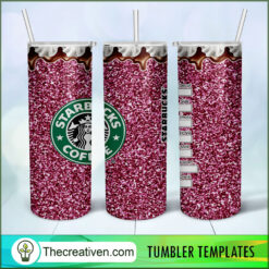 Starbucks Pink Skinny Tumbler Wrap – Digital Download