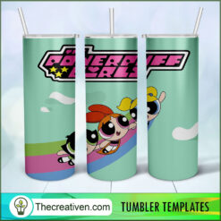 Powerpuff Girls Skinny Tumbler Wrap – Digital Download