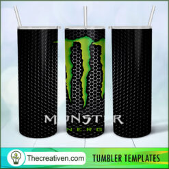 Monster Metal Skinny Tumbler Wrap – Digital Download