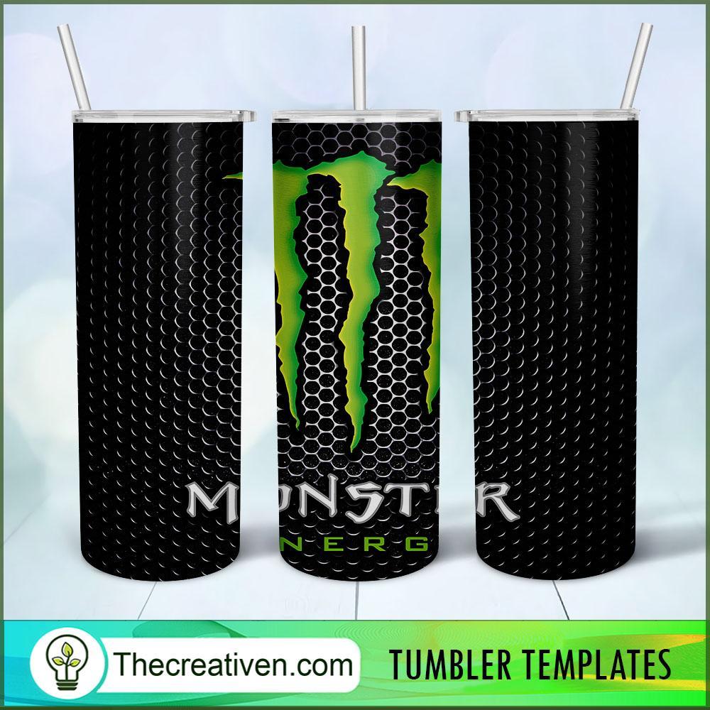 Monster Metal Skinny Tumbler Wrap – Digital Download 1 Monster Metal Skinny Tumbler Wrap – Digital Download