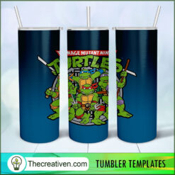 Ninja Turtles Skinny Tumbler Wrap – Digital Download