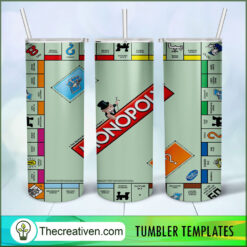 Monopoly Skinny Tumbler Wrap – Digital Download