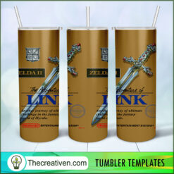 Link NES Game Skinny Tumbler Wrap – Digital Download