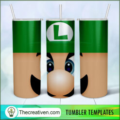 Luigi Skinny Tumbler Wrap – Digital Download