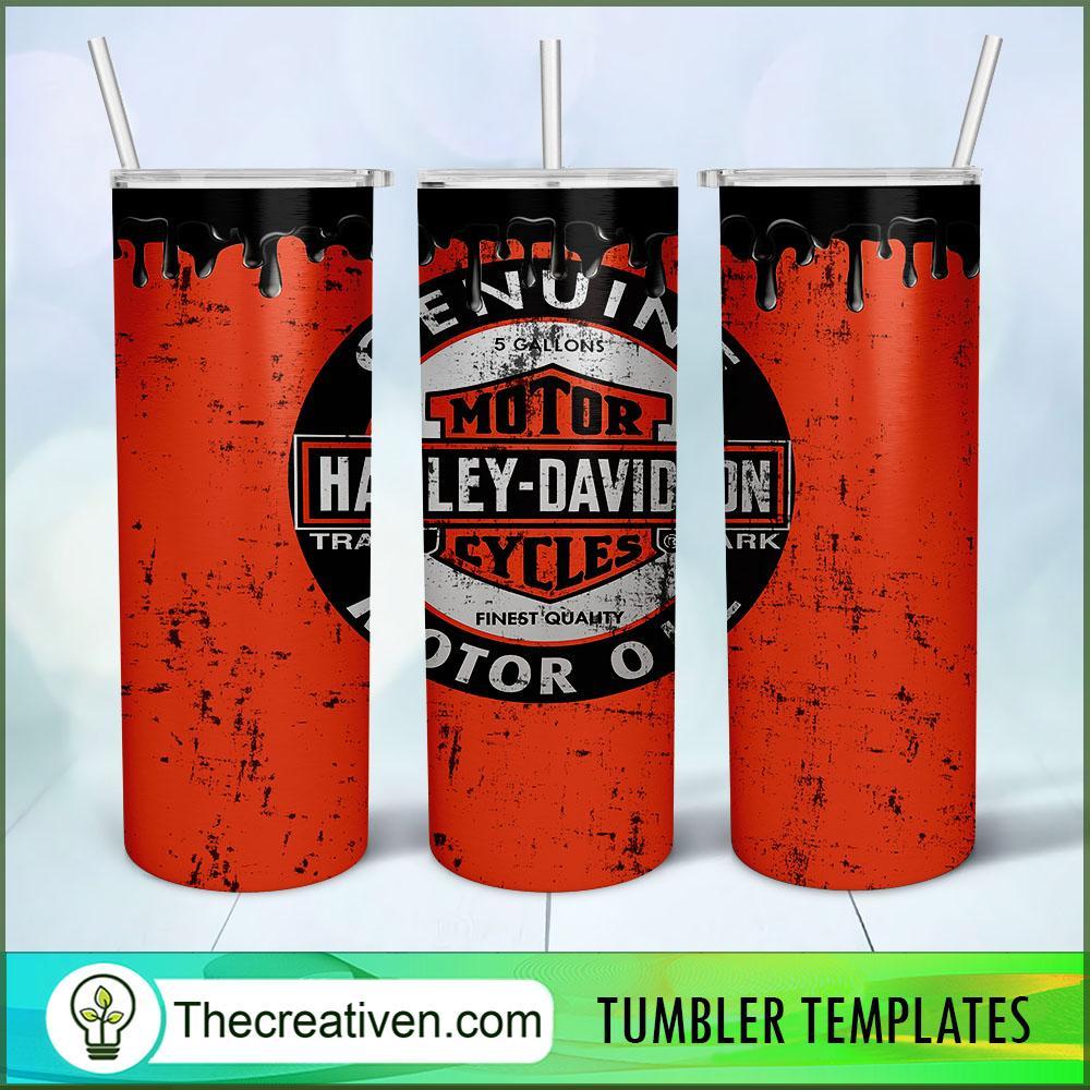 Harley Oil Drip Skinny Tumbler Wrap – Digital Download 1 Harley Oil Drip Skinny Tumbler Wrap – Digital Download