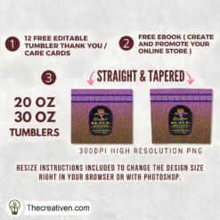 Alternative view of Crown Royal Skinny Tumbler Wrap – Digital Download