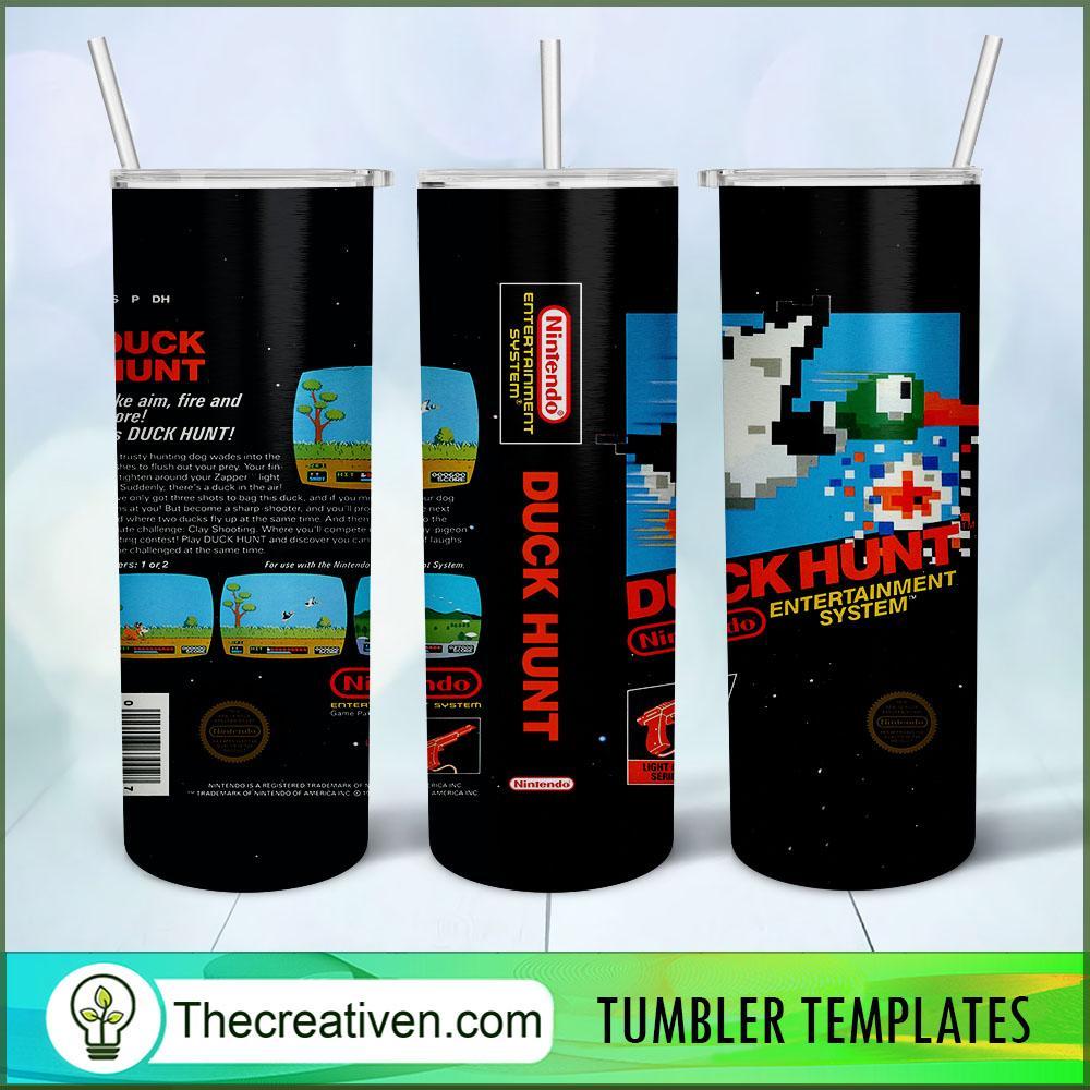Duck Hunt Skinny Tumbler Wrap – Digital Download 1 Duck Hunt Skinny Tumbler Wrap – Digital Download