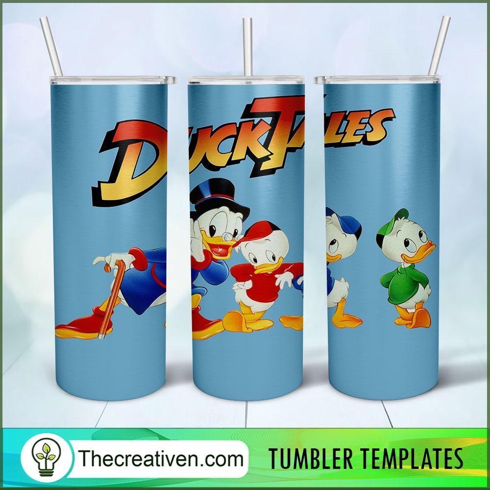 Duck Tales Skinny Tumbler Wrap – Digital Download 1 Duck Tales Skinny Tumbler Wrap – Digital Download