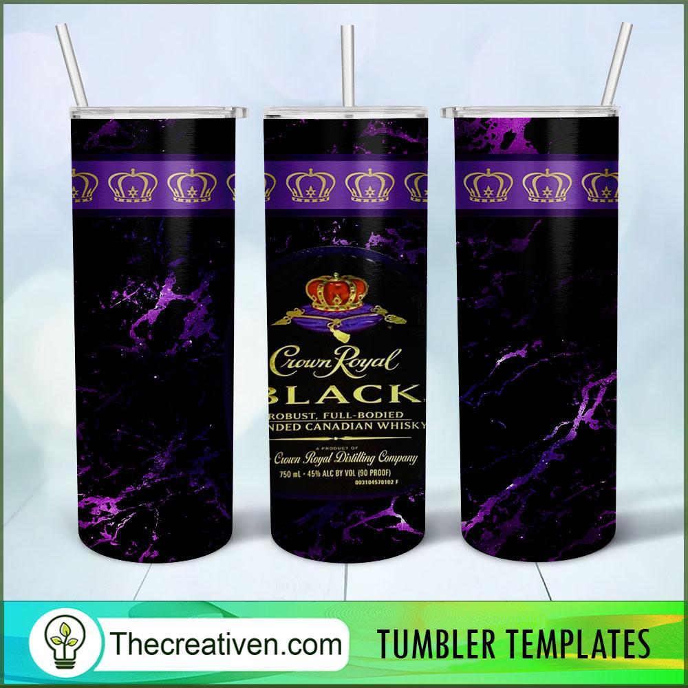 Crown Royal Black Skinny Tumbler Wrap – Digital Download 1 Crown Royal Black Skinny Tumbler Wrap – Digital Download