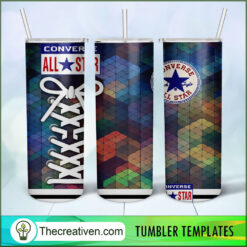 Converse Pixels Skinny Tumbler Wrap – Digital Download