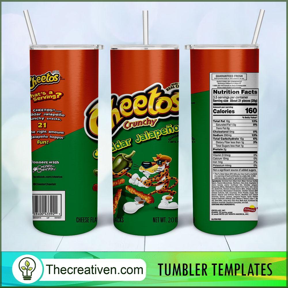 Cheetos Jalapeno Skinny Tumbler Wrap – Digital Download 1 Cheetos Jalapeno Skinny Tumbler Wrap – Digital Download