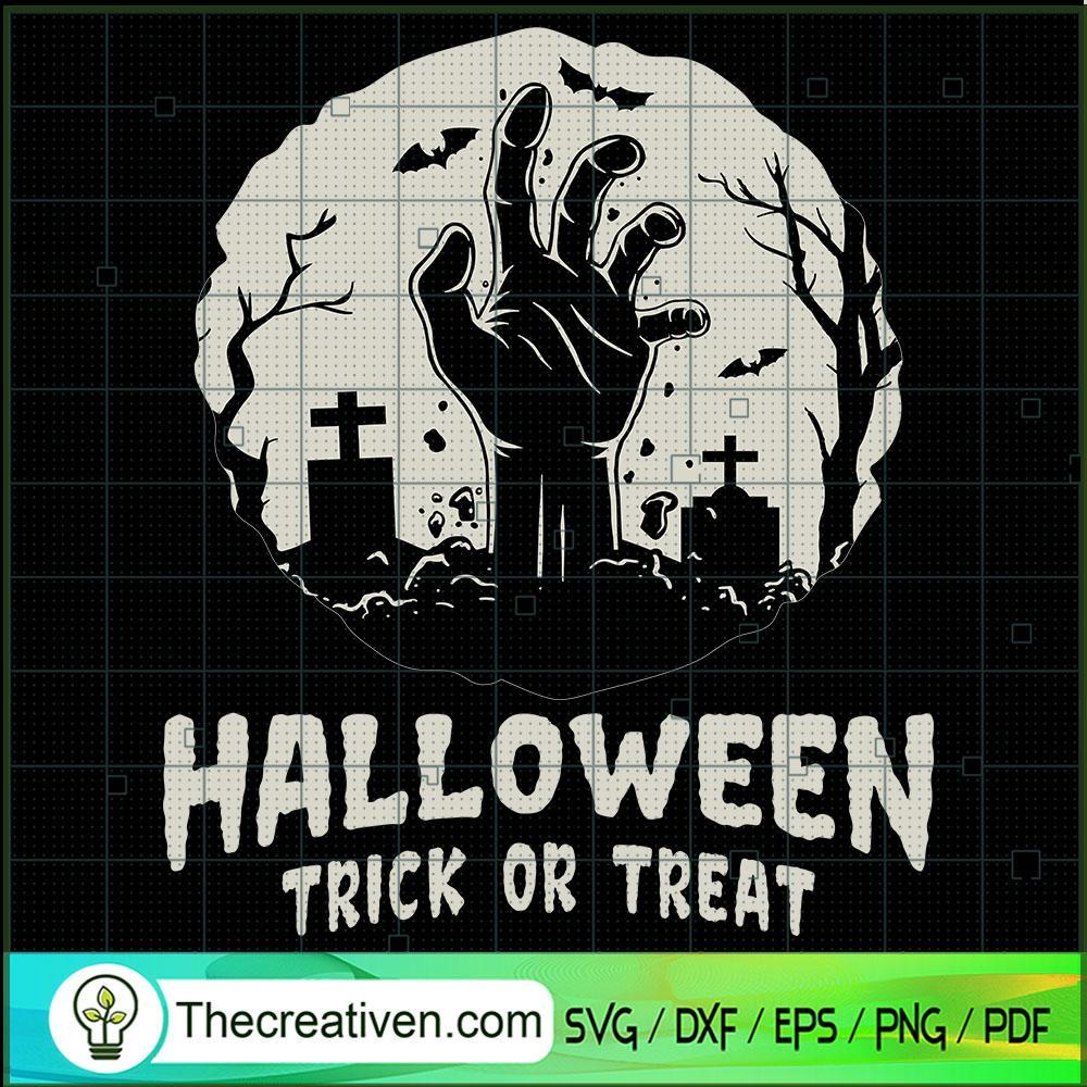 Halloween Trick or Treat SVG Cut File for Cricut & Silhouette 1 Halloween Trick or Treat SVG Cut File for Cricut & Silhouette