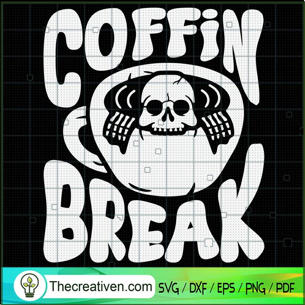 Coffin Break Halloween SVG Cut File for Cricut & Silhouette 1 Coffin Break Halloween SVG Cut File for Cricut & Silhouette