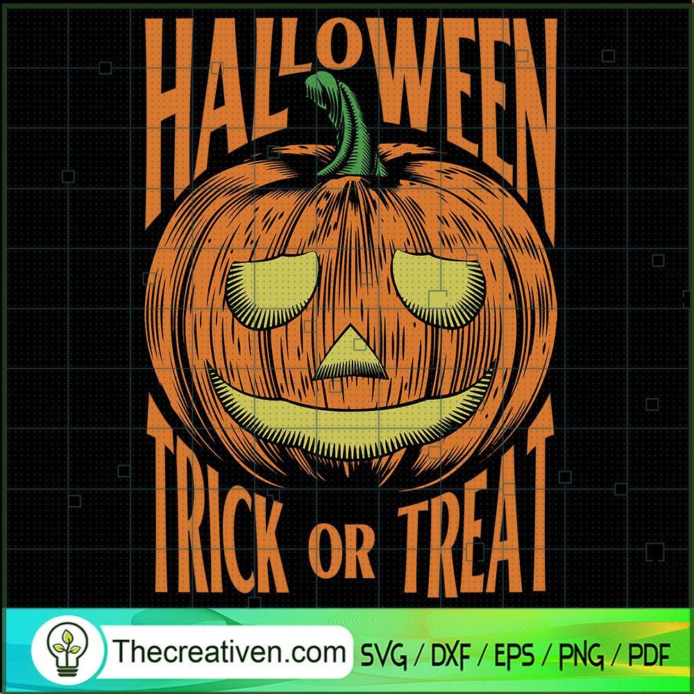 Halloween Pumpkin Engraving Style SVG Cut File for Cricut & Silhouette 1 Halloween Pumpkin Engraving Style SVG Cut File for Cricut & Silhouette