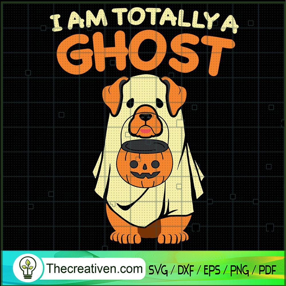 Im Totally a Ghost Halloween SVG Cut File for Cricut & Silhouette 1 Im Totally a Ghost Halloween SVG Cut File for Cricut & Silhouette