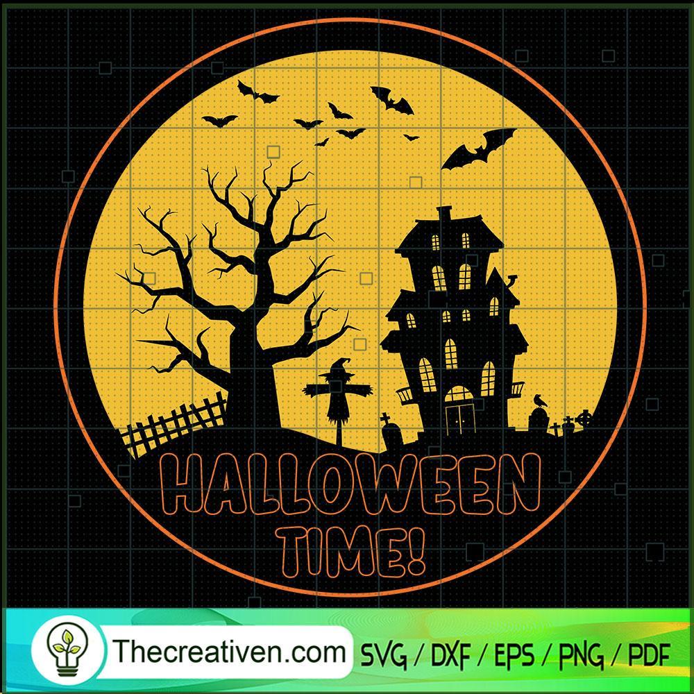 Happy Halloween Dark Night SVG Cut File for Cricut & Silhouette 1 Happy Halloween Dark Night SVG Cut File for Cricut & Silhouette