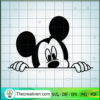 Mickey Poke Head Out SVG, Mickey And Minnie SVG, Walt Disney SVG