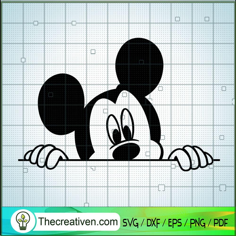 Mickey Poke Head Out SVG, Mickey And Minnie SVG, Walt Disney SVG 1 Mickey Poke Head Out SVG, Mickey And Minnie SVG, Walt Disney SVG