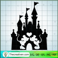 Walt Disney Castle Mickey An SVG Cut File for Cricut