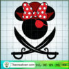 Minnie Polka Dot Bow Pirates Hat SVG Cut File for Cricut & Silhouette 2 23a copy