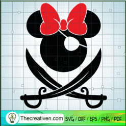 Minnie Pirates SVG, Mickey And Minnie SVG, Walt Disney SVG