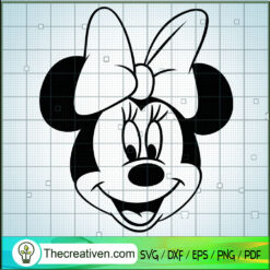 Smile Minnie Face SVG, Mickey And Minnie SVG, Walt Disney SVG