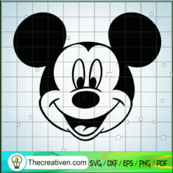 Mickey Face SVG, Mickey And Minnie SVG, Walt Disney SVG