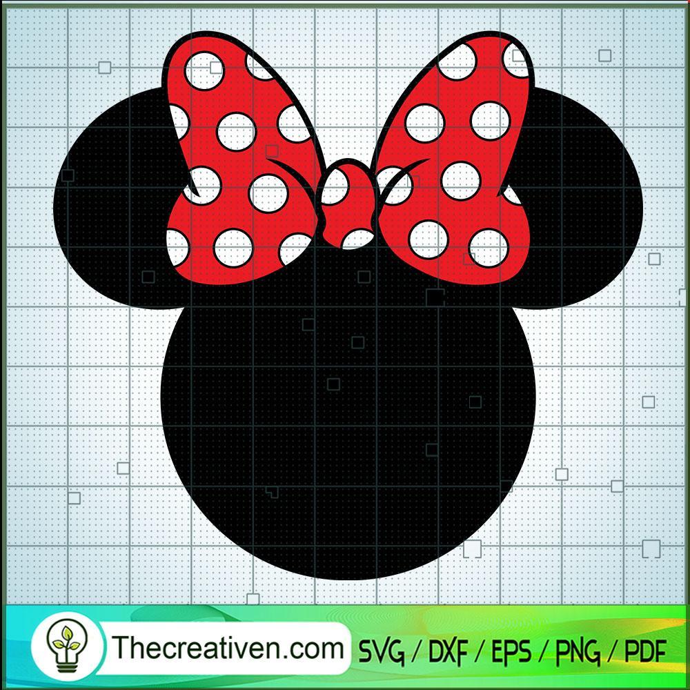 Minnie Head Red Bow SVG, Mickey And Minnie SVG, Walt Disney SVG 1 Minnie Head Red Bow SVG, Mickey And Minnie SVG, Walt Disney SVG